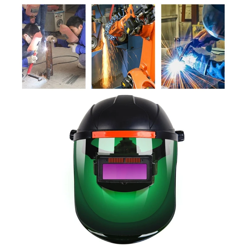 A2UD Welding Mask Eye for Protection Automatic Dimming Helmet Designed for Welding Wo