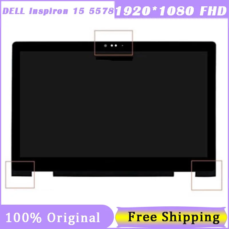 Imagem -01 - Polegada Tela Sensível ao Toque para Dell Inspiron 15 5578 Modelo P58f Display Montagem de Toque Lp156wf7-sp ec 40 Pinos Fhd 1920*1080 15.6 polegada tela sensivel ao toque para dell inspiron 15 5578 modelo p58f display montagem de toque lp156wf7 sp ec 40 pinos fhd 19201080 156 01