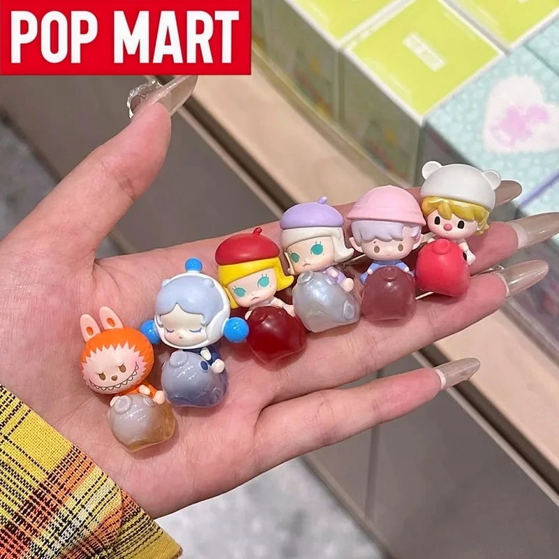 

POP MART Pop Bean Lucky Chaim Series Mini Doll Mini Blind Box Ornament Kawaii Blind Bag Cute Anime Figure Doll Toy Festival Gift