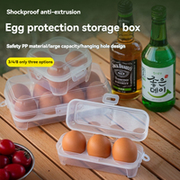 Outdoor Shockproof Egg Box Storage Box, Portable Camping Shatterproof Egg Tray, Home Plastic Protection Box, Travel Shatterproof