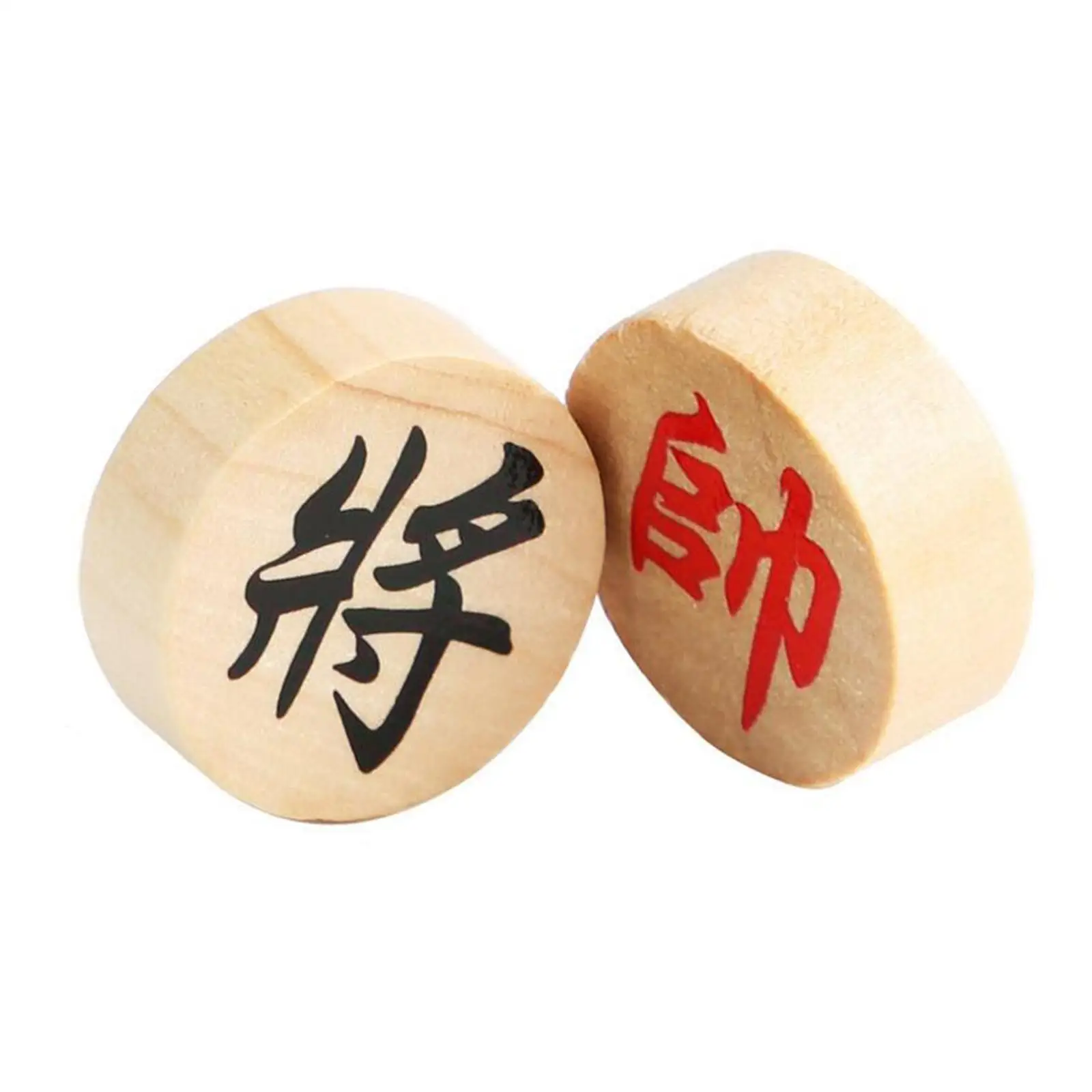 32 Stuks Houten Schaakstukken, Xiangqi Spellen Stukken, Chinees Schaakspel, Hout Chinees