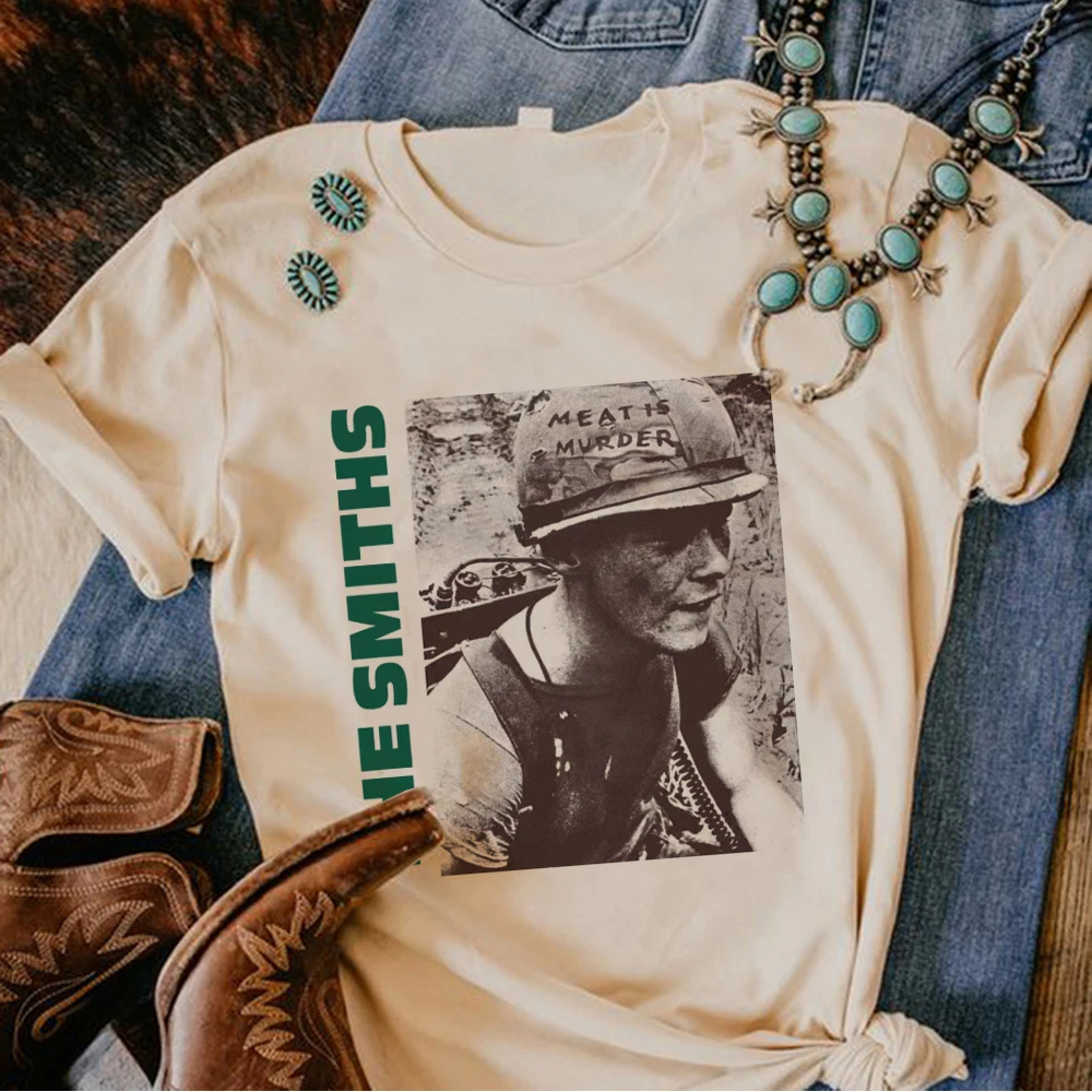 the Smiths t-shirts women manga harajuku Tee female Japanese y2k clothing