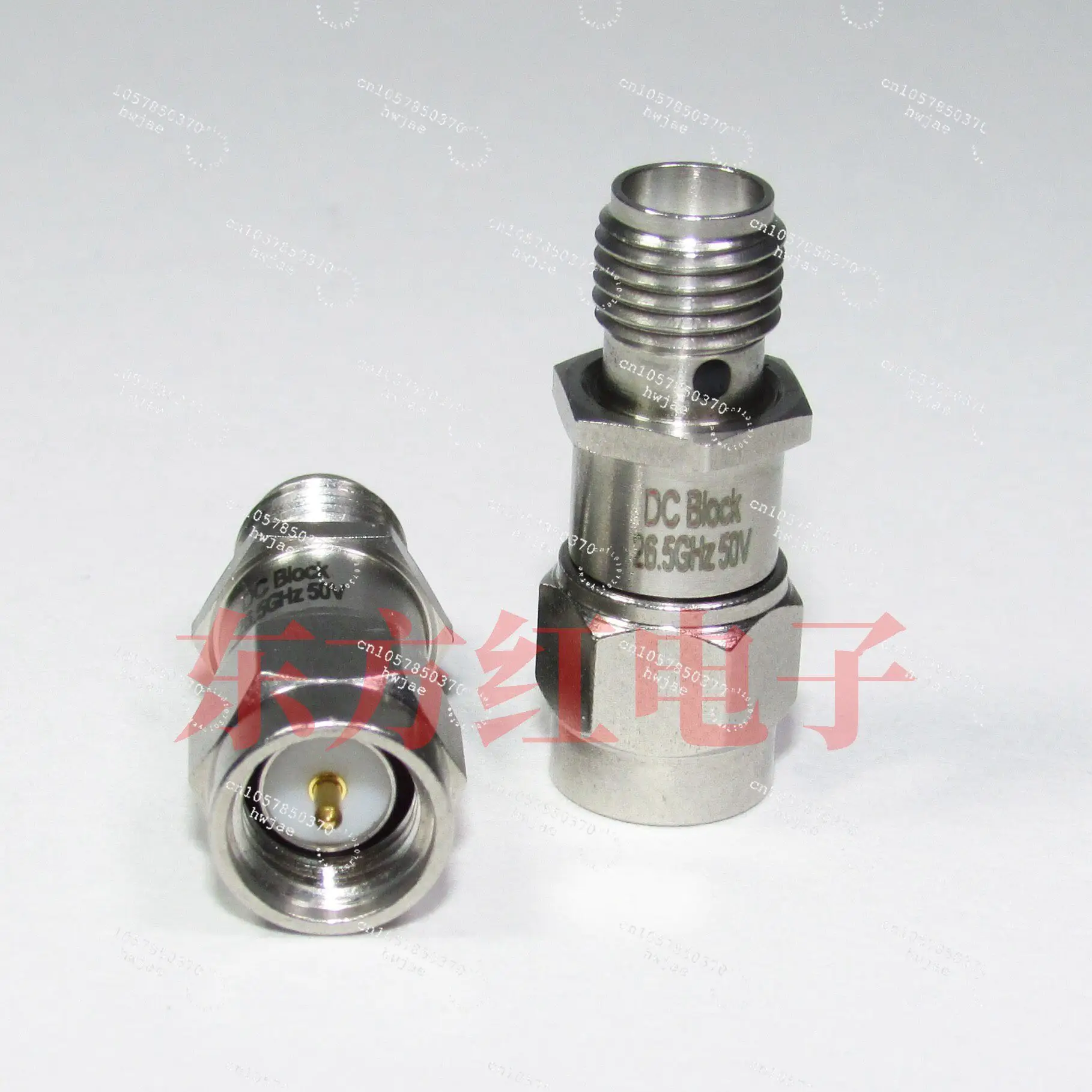 New domestic 10MHz-26.5GHz coaxial isolator DC Block maximum voltage 50V, stainless steel material