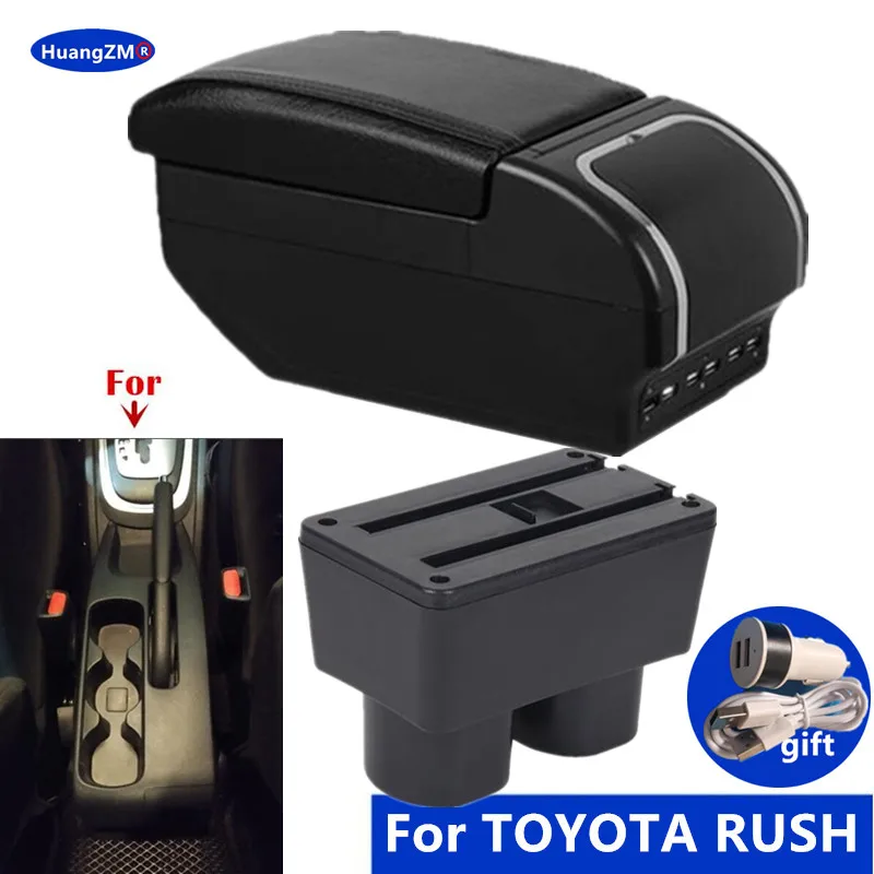Für TOYOTA RUSH Armlehne Box Für Toyota Avanza Rush Auto Armlehne Lagerung Box Innen Gewidmet Retrofit Auto Zubehör