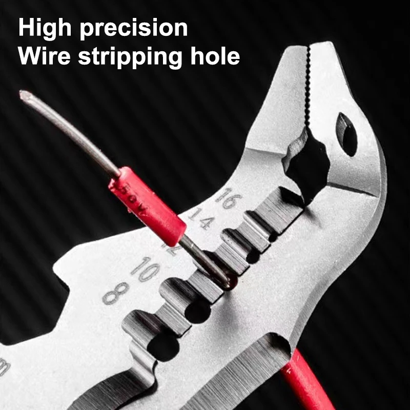 Multi-function Wire Stripper With Elbow Professional Electrician Pliers Crimping Tool Wire Crimper Cutter Wiring Tools Hand Tool