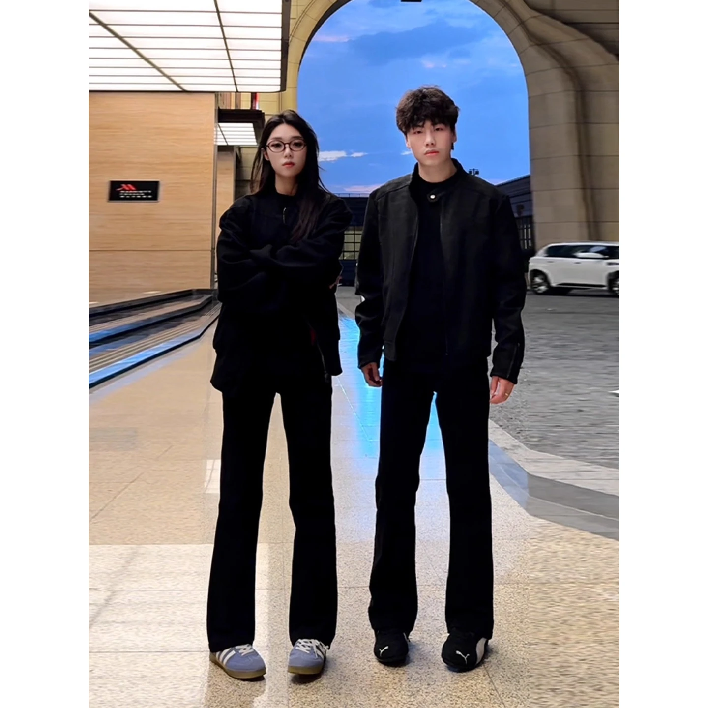 

Мужские джинсы Cleanfit57 Slim Fit с подкладкой, черные, с расклешенным низом, повседневные, износостойкие, американский стиль, средняя посадка