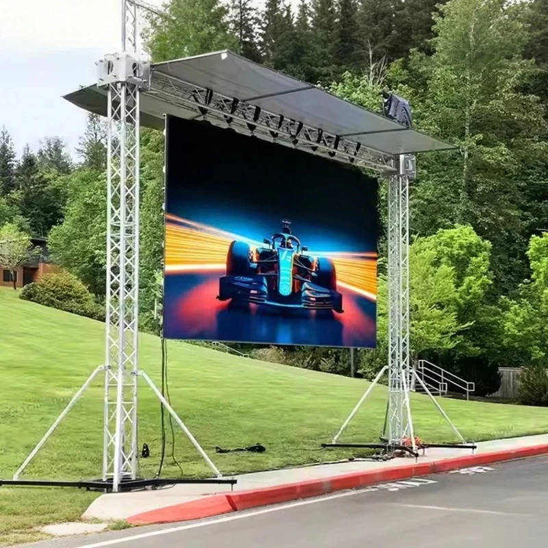 3m X 2m Outdoor Rental LED Cabinet 500*1000mm Module P2.6 P2.9 P3.91 Indoor Church LED Wall Panel LED Display Screen