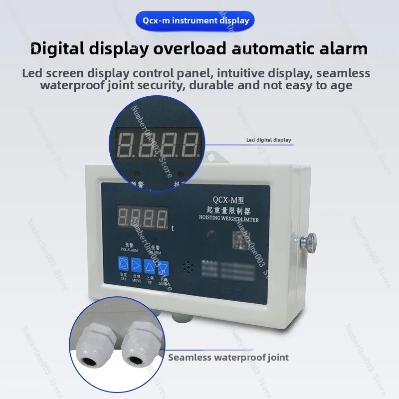 Overhead Crane Double-Girder Load Limiter Display Panel QCX-M/2B/MB/3B by Changzhou Changxin