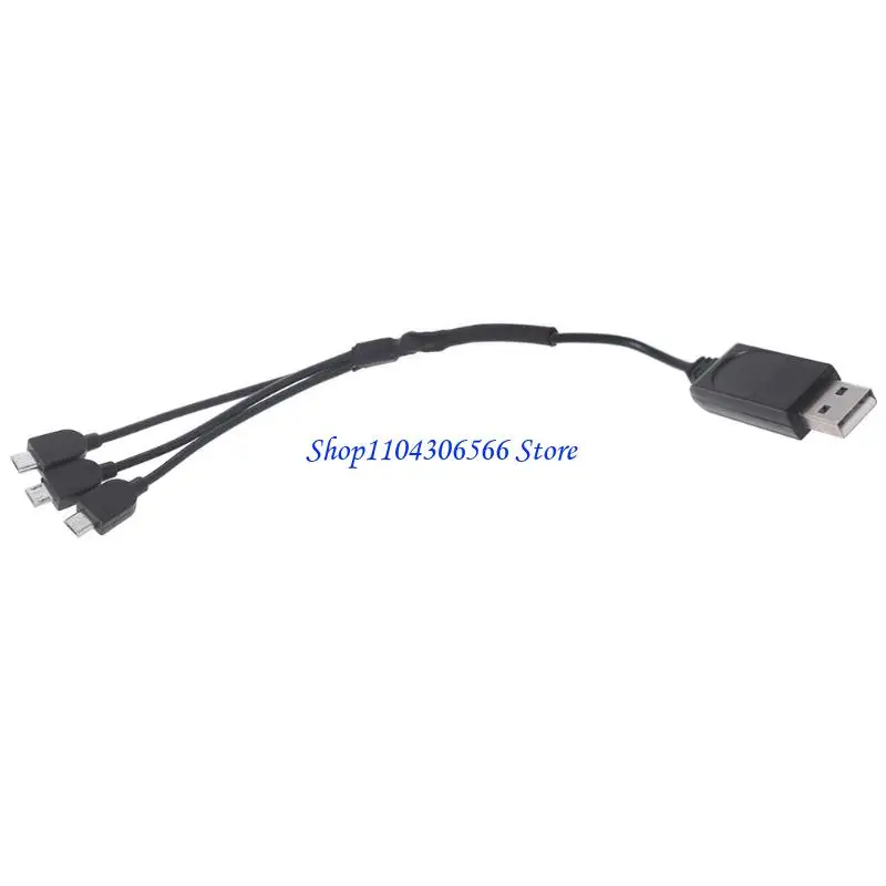 02DD 1 to 5 USB Charging Cable 3.7V Battery Multi-function Charging Cable for E58/JY019 Part Accessories