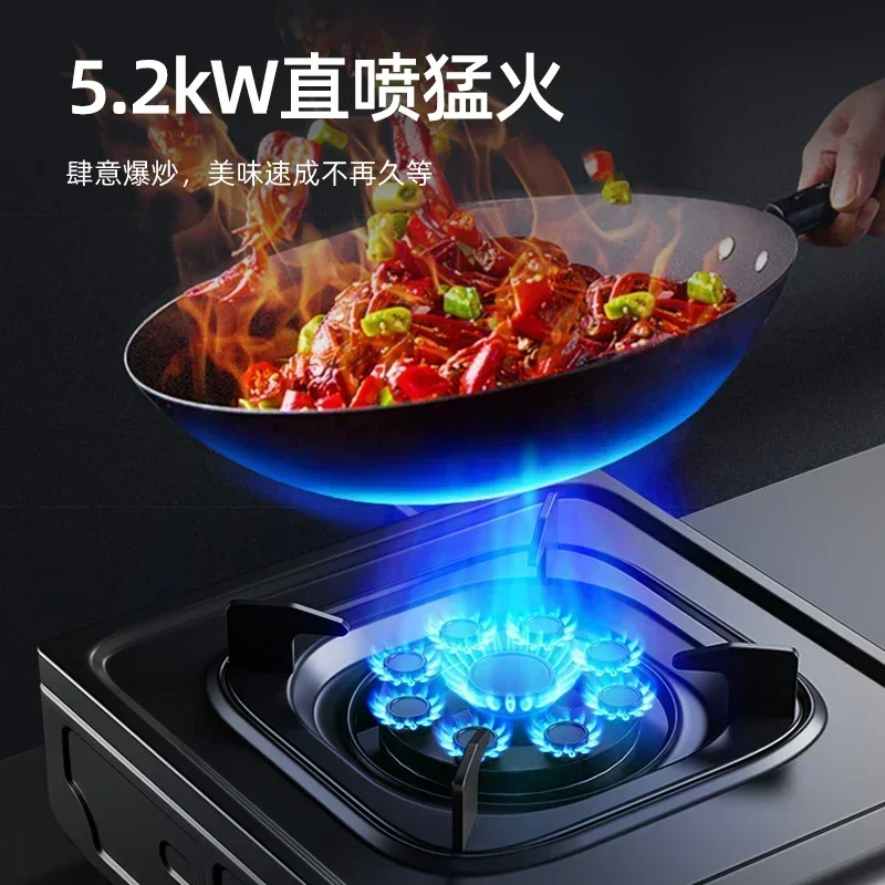 Household Kitchen new style Single Gas Stove Desktop, Large Firepower, Flame Out Protection