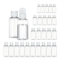 10Pcs 5ml-100ml Travel Bottles Refillable Transparent Plastic Empty Shampoo Dispenser Multi-use Travel Container for Cosmetics