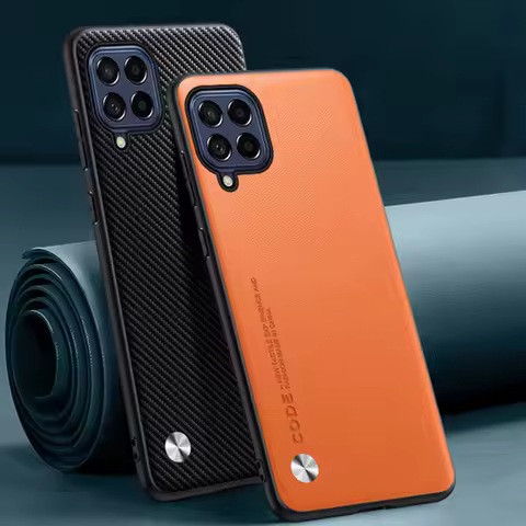 Luxury PU Leather Case For Samsung Galaxy A12 A22 M12 M22 M32 4G Back Cover Silicone Protection Phone Case For Samsung A22 5G