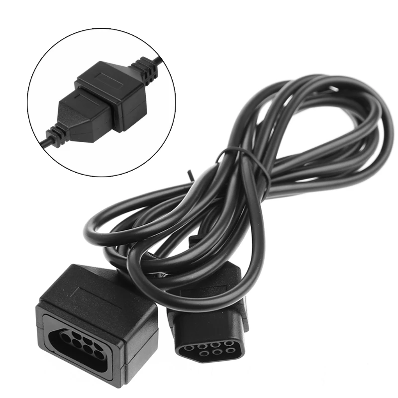 1.8M/6FT Extension Cable Cord For Classic Mini NES Game Controller P9JD