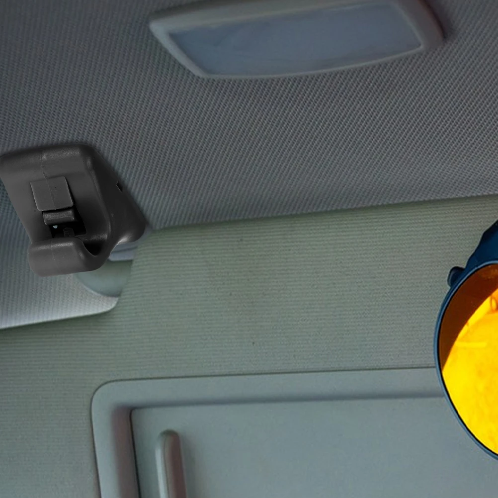 

2pcs for Cars Durable Secure Fit Anti-Slip Fixing Bracket Easy Installation Visor Support Clamp Car Visor Organizer