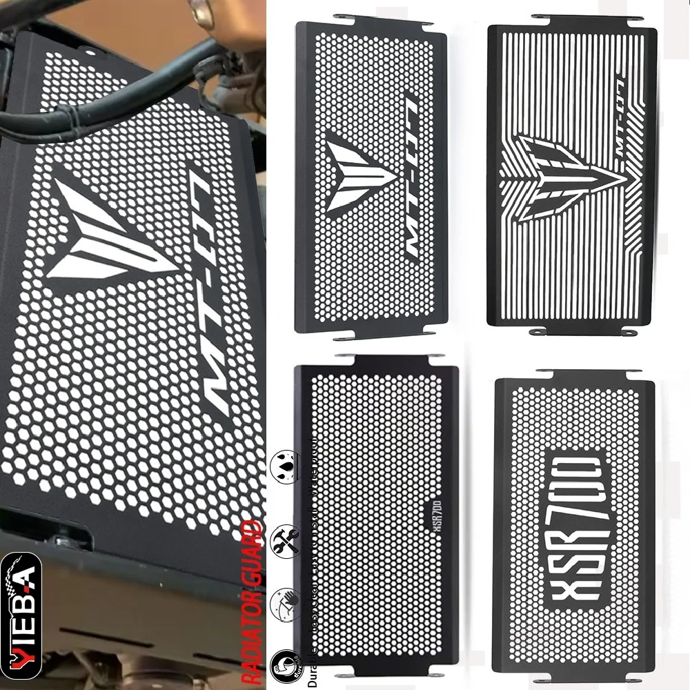 

For Yamaha MT07 MT-07 2014 - 2024 2023 2021 2020 2019 2018 2017 2016 2015 MT 07 Motorcycle Radiator Guard Grille Cover Protector