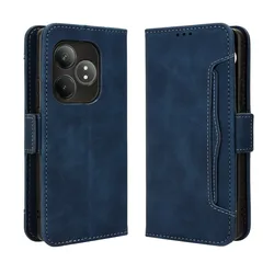 Realme GT 6 GT6 6T 5 3 7 7X Luxury Leather Case Skin Wallet Book Removable Card Holder Cover For Realme GT 6T NEO 6 5 SE 7X Bags