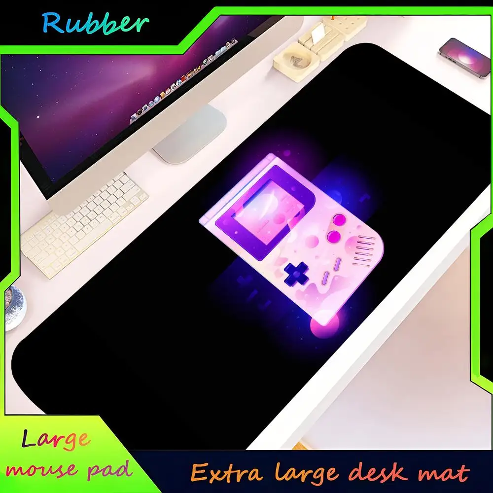 GameBoy Mouse Pad  Large PC Cartoon Gaming Accessories Protector Office Laptop Desk Mat Carpet Mause Pads Desk Pad cs lol XXL Ho