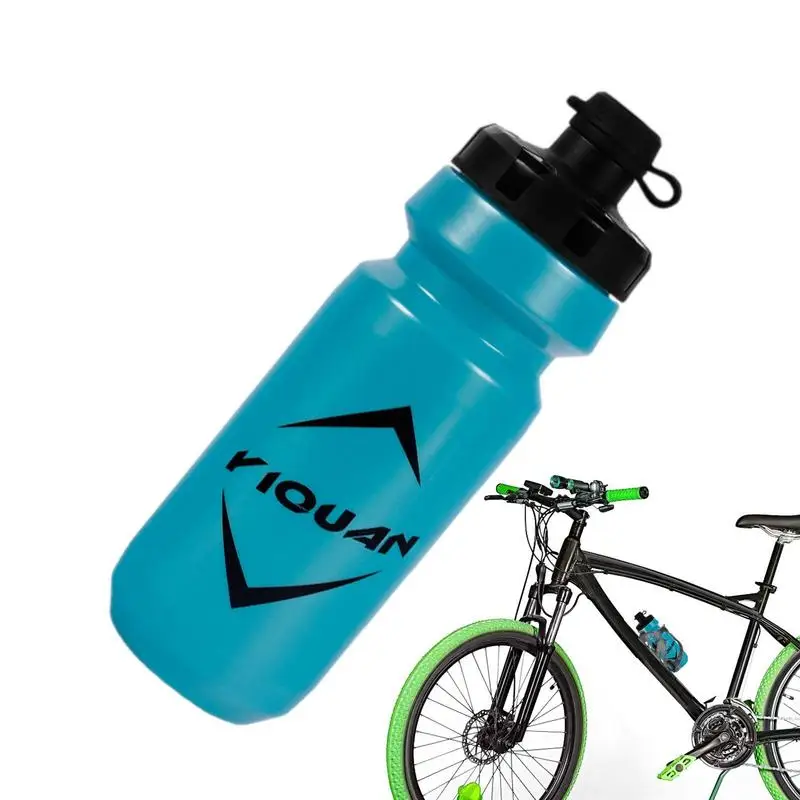 Cycling Water Bottle Cycling Squeeze Water Bottle 650ML Leak-proof Squirt Water Bottle For Running Cycling Bike Soccer Football