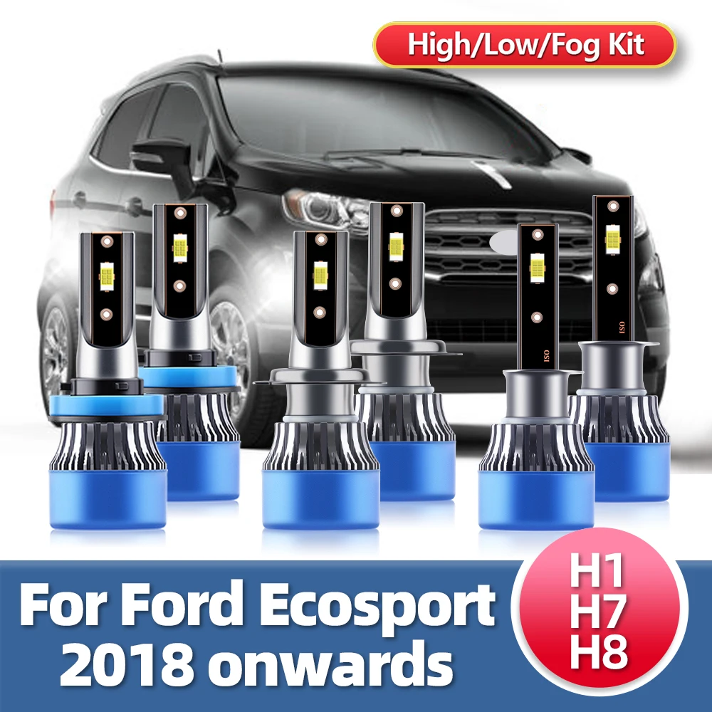 

LSlight Luces 15000LM Bulbs Auto Car Fan Headlight CSP 110W Headlamp Fog Lamp 12V Led For Ford Ecosport 2018 2019 2020 2021 2022