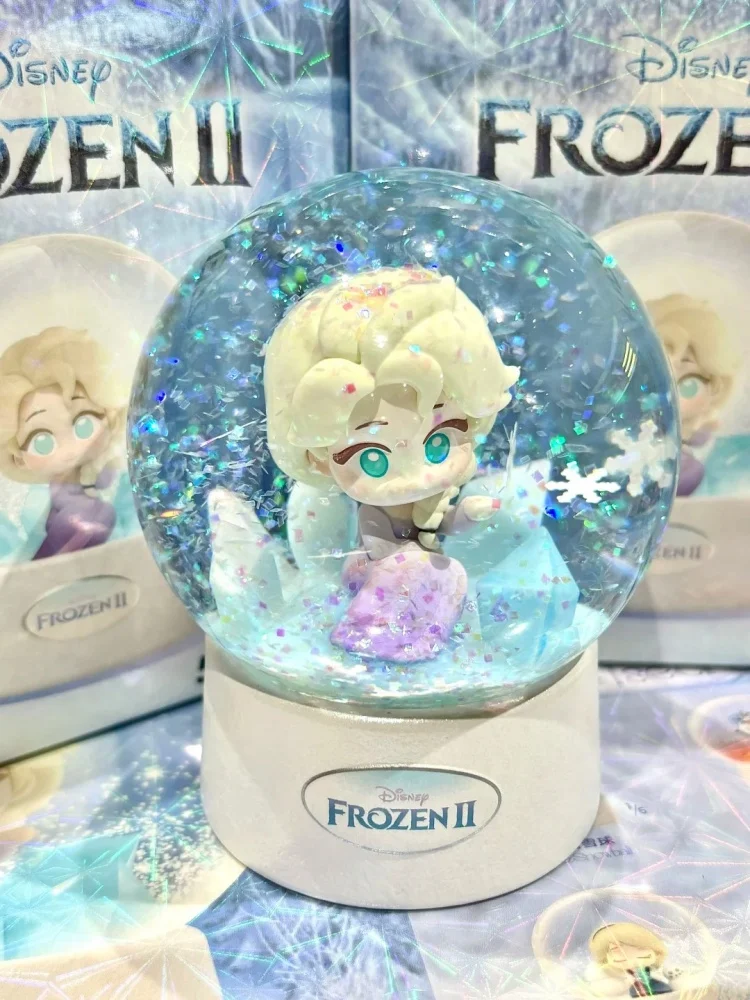 

Authentic 52 Toys Disney Frozen Series Crystal Ball Blind Box Elsa Figurine Anna Cartoon Cute Ornament Girl Toy Surprise Gift