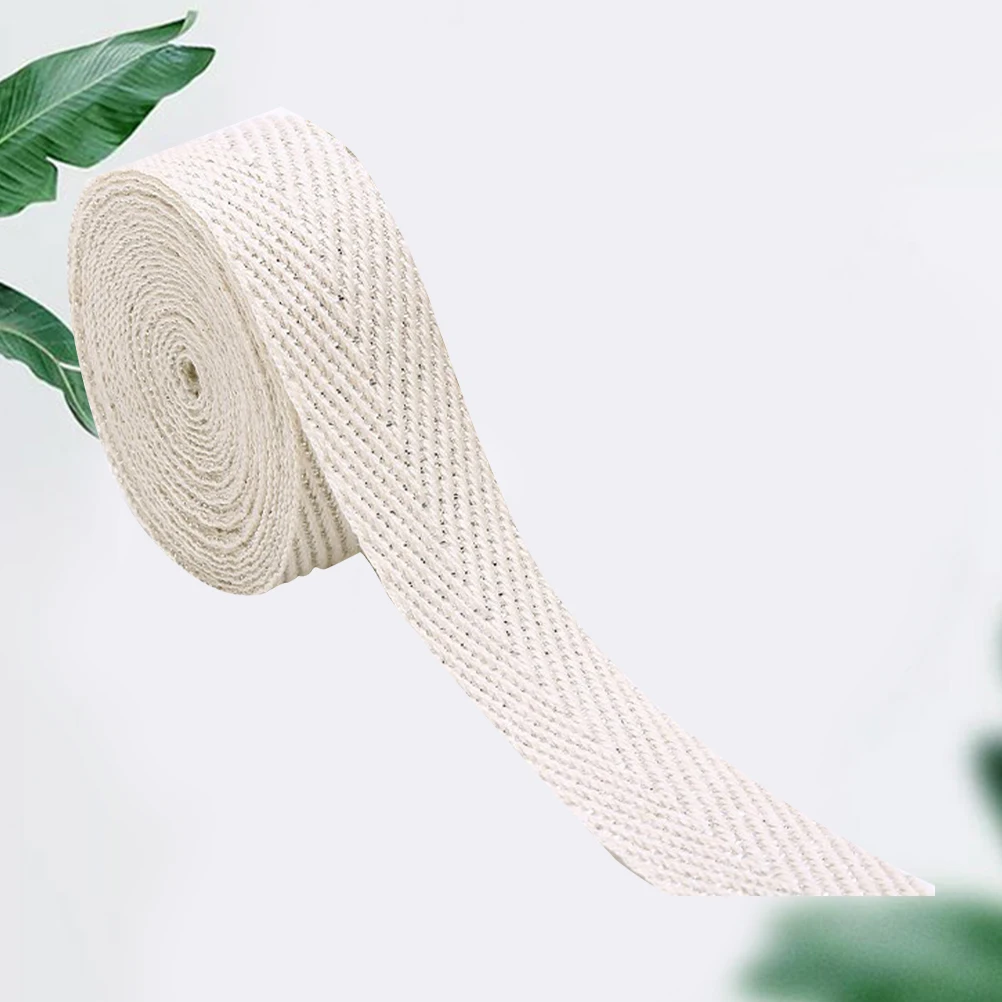 

50M Cotton for DIY Cotton Ribbon Gift Packing Scrapbook Arts Crafts Sewing Decorations Twill Tape Pure Webbing
