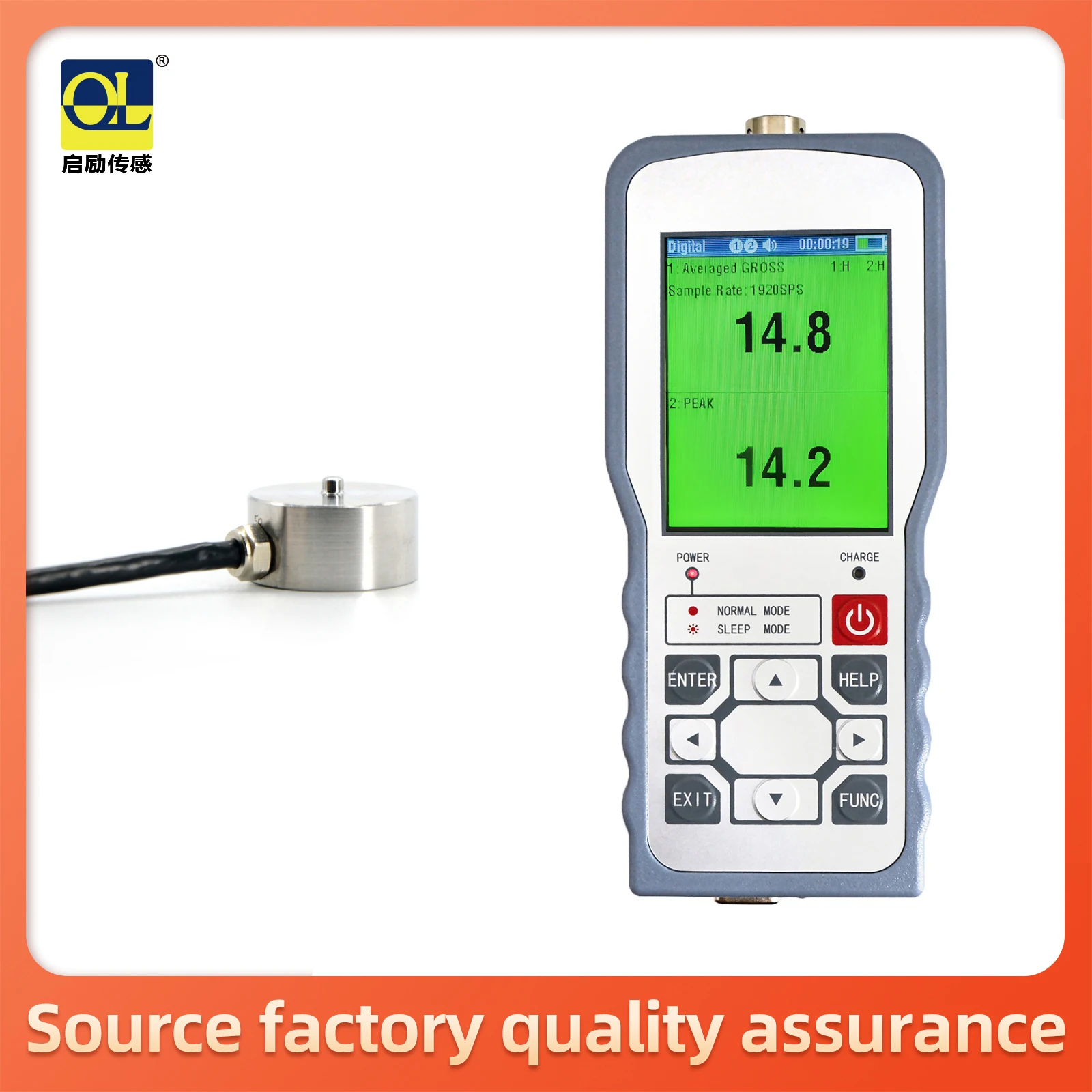 Miniature Load Cell + Transmitter Amplifier With Display,Test Compression Force Weight Pressure Sensor