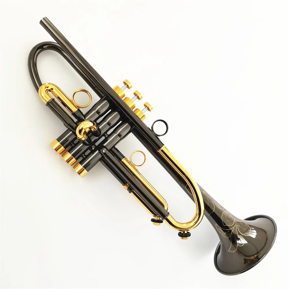 Double Receiver Trumpet Saturn Water Key Bb Professional