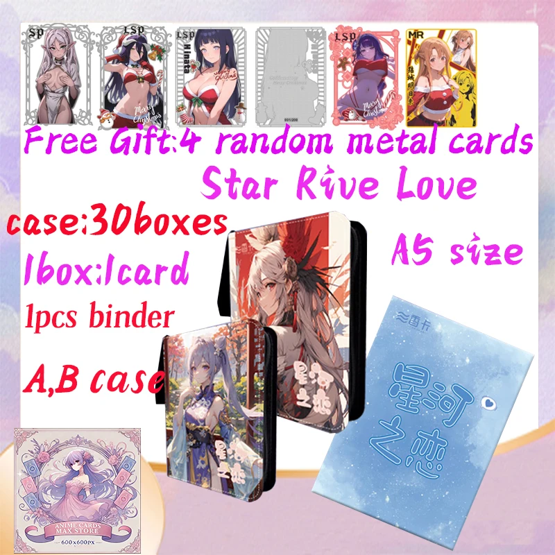 

2025 Newest Star River Love Goddess Collection Card Hobby Game Card Waifu Box Doujin Booster Box Spicy Art Card Toy Gifts