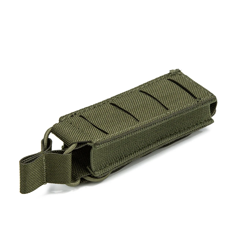 Nylon 9mm Magazine Pouch 1000D Laser Cut LightWeight Single Molle Tactical Edc Pouches Backpack Vest Hunting Accessories view 6