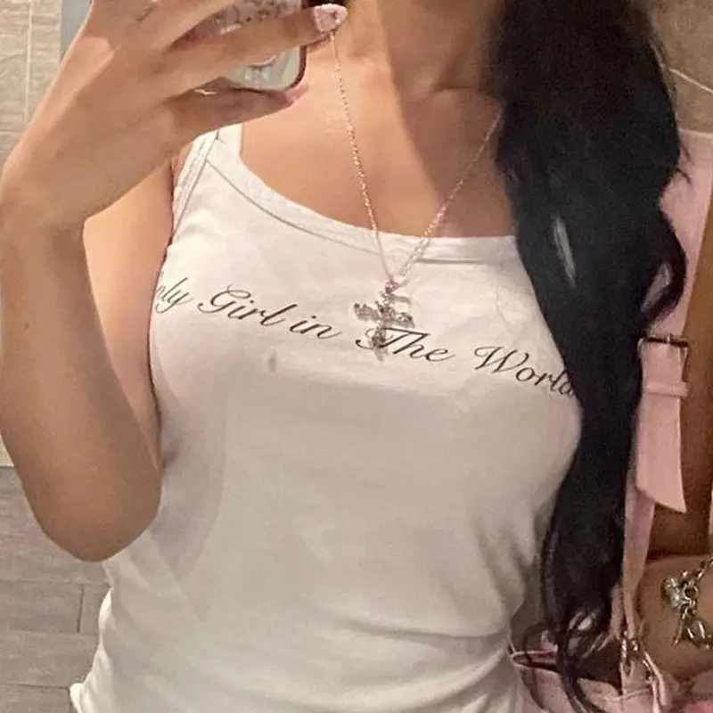 T-shirt gothique de rue pour femmes, Sexy, lettre imprimée, esthétique Y2k, H Cleanfit H, Version hiver d'âge moyen, 00% lin, autres matériaux