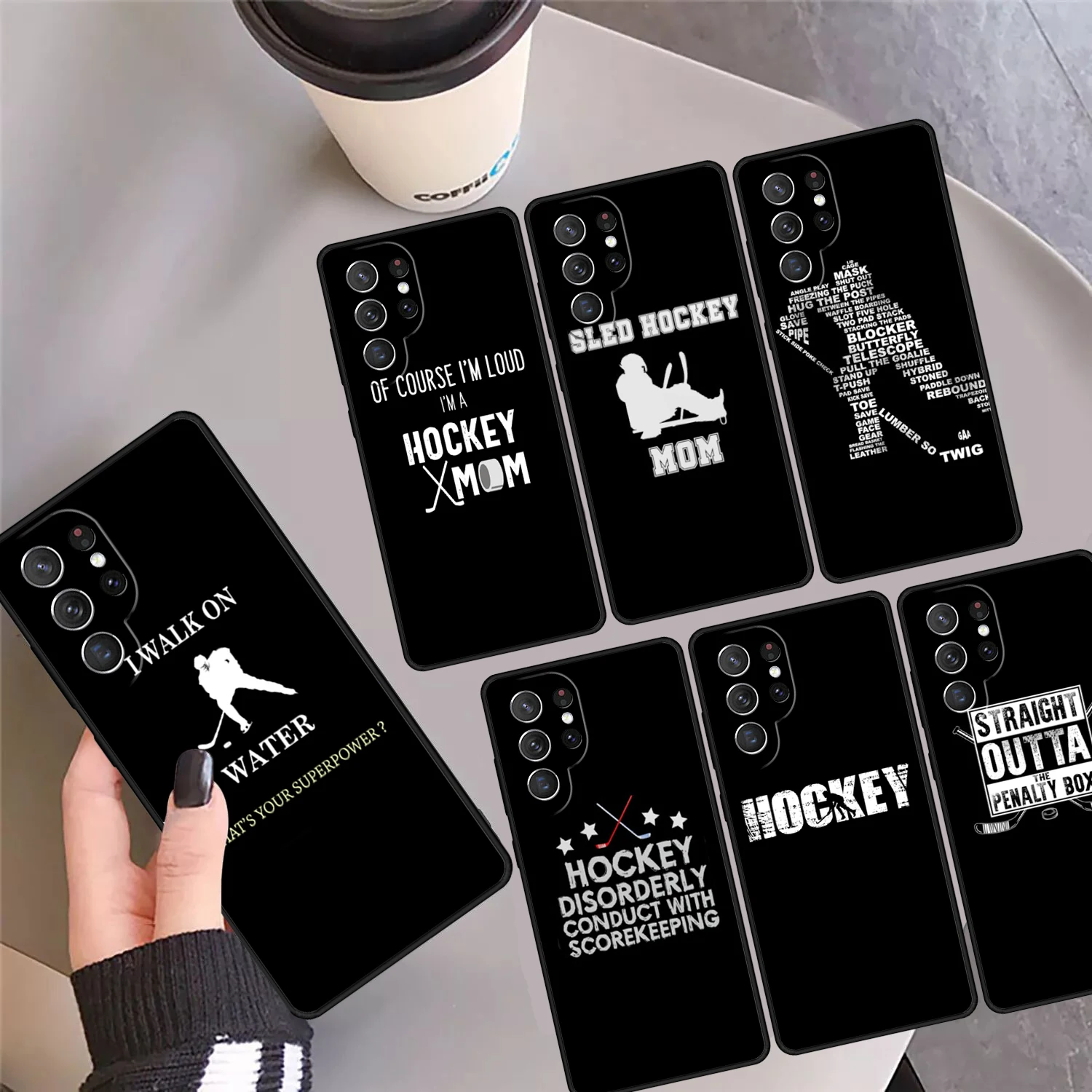 

Чехол для телефона Sled Hockey Mom, чехол для Samsung Galaxy S25 S24 Ultra S23 S22 Plus S21 FE S20 Note 10 20 Pro lite