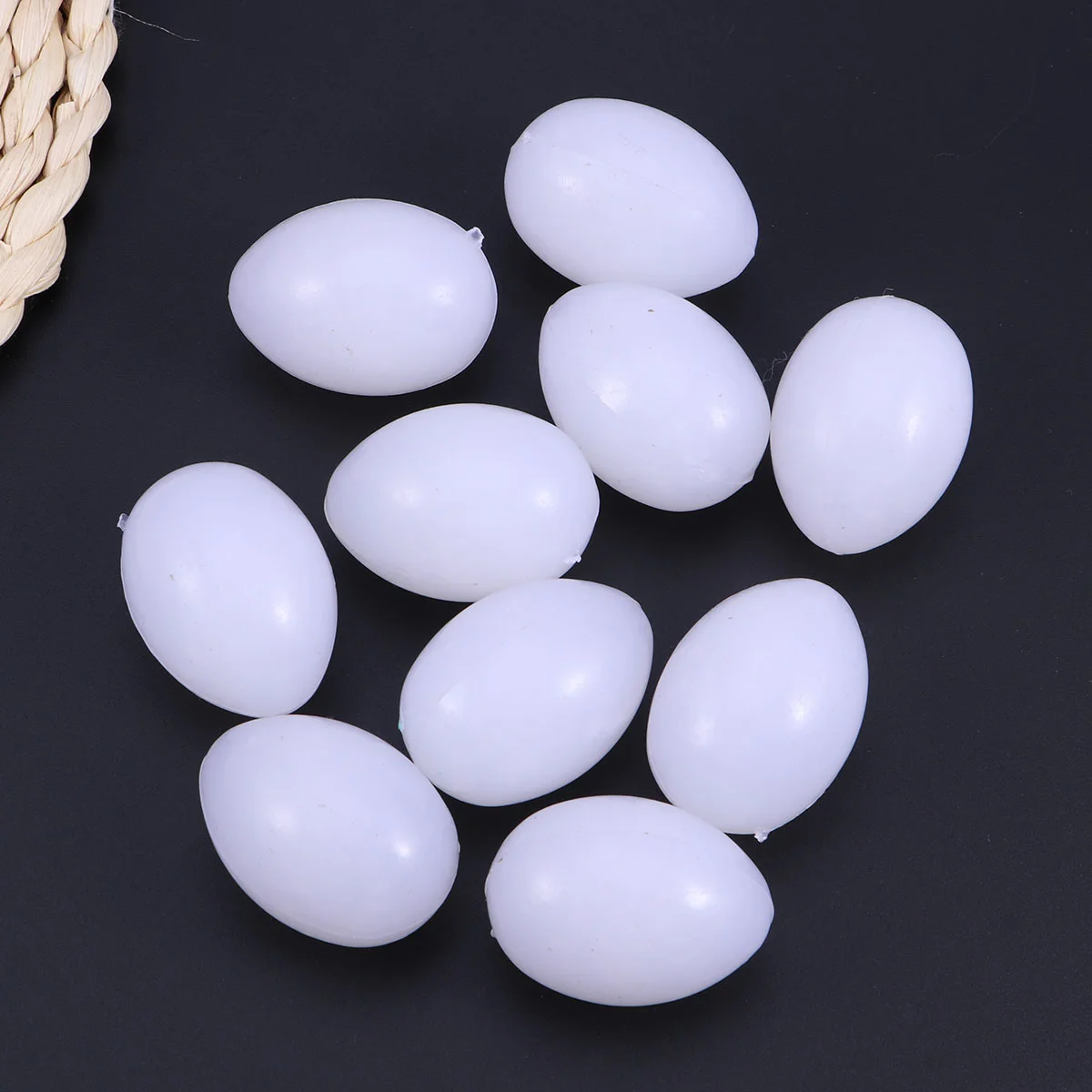 10pcs Solid Carrier Pigeon Fake Eggs Creative Funny Carrier Pigeon Decor Egg for Home Store Egg Fake Fake Egg Carrier Pigeon