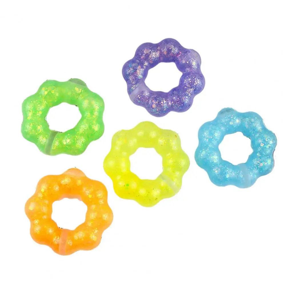 Fidget Toy Soft TPR Squishes Stress Bracelet Pendant Kids Adults Squeeze Toy Decompression Gift