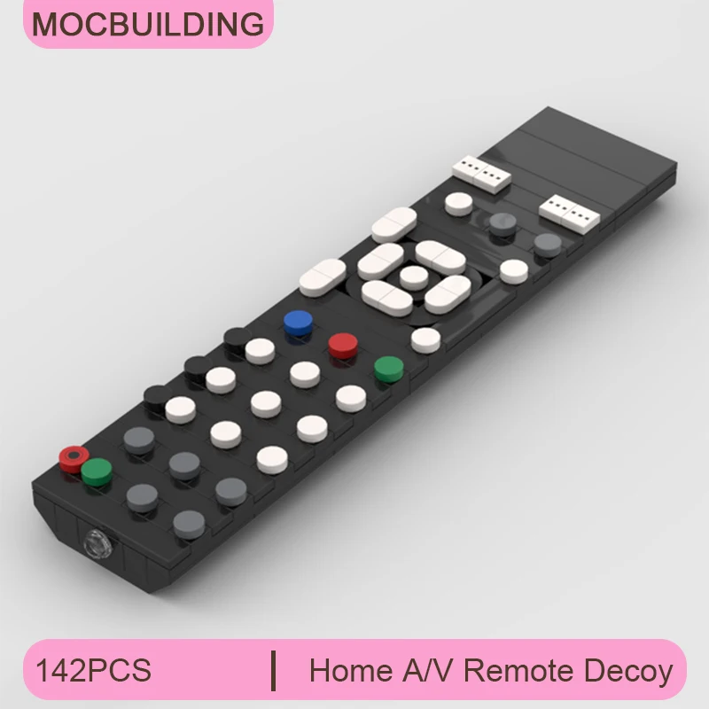 

MOC Building Blocks Home A/V Remote Decoy Model DIY Assemble Bricks Collection Display Creative Educational Toys Gifts 142PCS