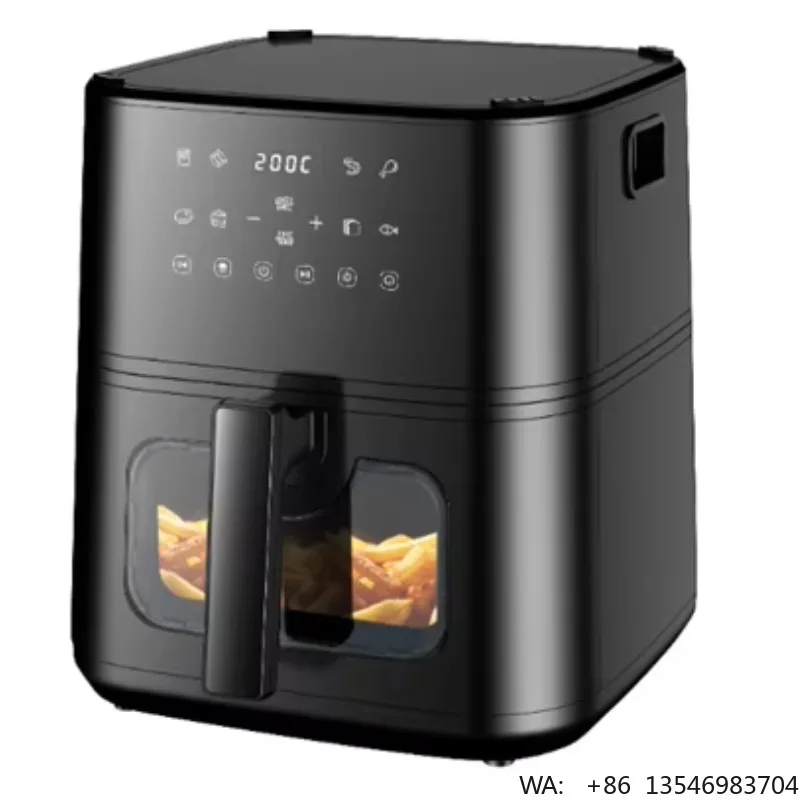 New 2-in-1 multifunctional electric grill air fryer combination digital touch square oil-free cooking air fryer