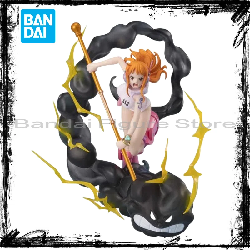

In Stock Original Bandai FiguartsZero FZ One Piece Nami Lightning Blast Anime Action Figure Toy Gift Model Collection Ornaments
