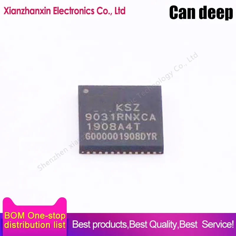 

1PCS/LOT KSZ9031 KSZ9031RNXCA 9031RNXCA QFN48 Ethernet transceiver chip