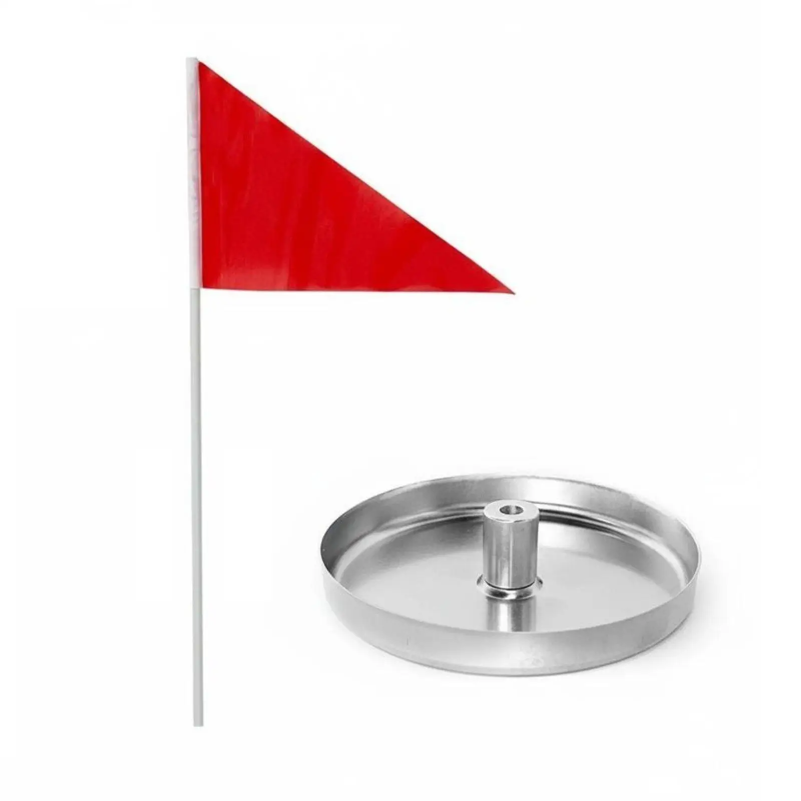 Professional Golf Target Marker with Putting Cup and Flag Stainless Steel Hole for Practice Setup