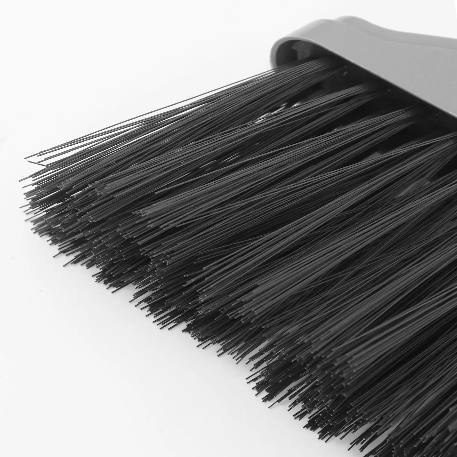 Heavy Duty Long Handle Courtyard Broom for Outdoor Patio Driveway Garden Sweeping Soft Bristles Ergonomic Comfort Grip Dust Pet