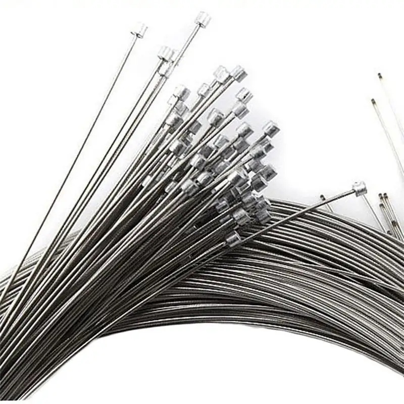 Newest 10-1PC 2M MTB Bicycle Brake Line Bicycle Speed Line Fixed Gear Shifter Gear Brake Cable Set Core Inner Wire MTB Road Bike