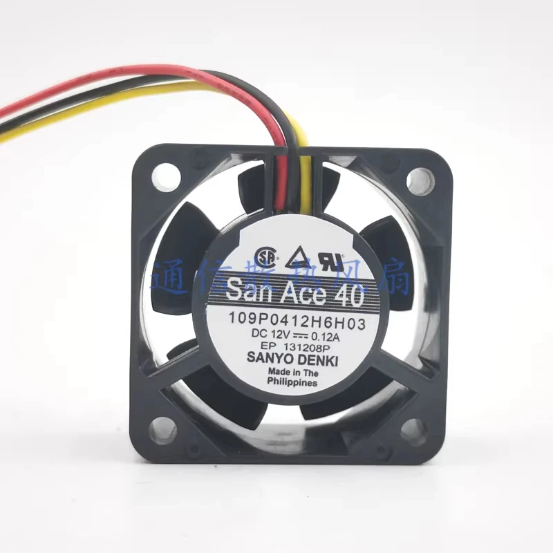 

HTS для SANYO 109P0412H6H03, 12 В постоянного тока, 0,12 А, 3-проводной вентилятор охлаждения 4020, 4 см, 1 шт.