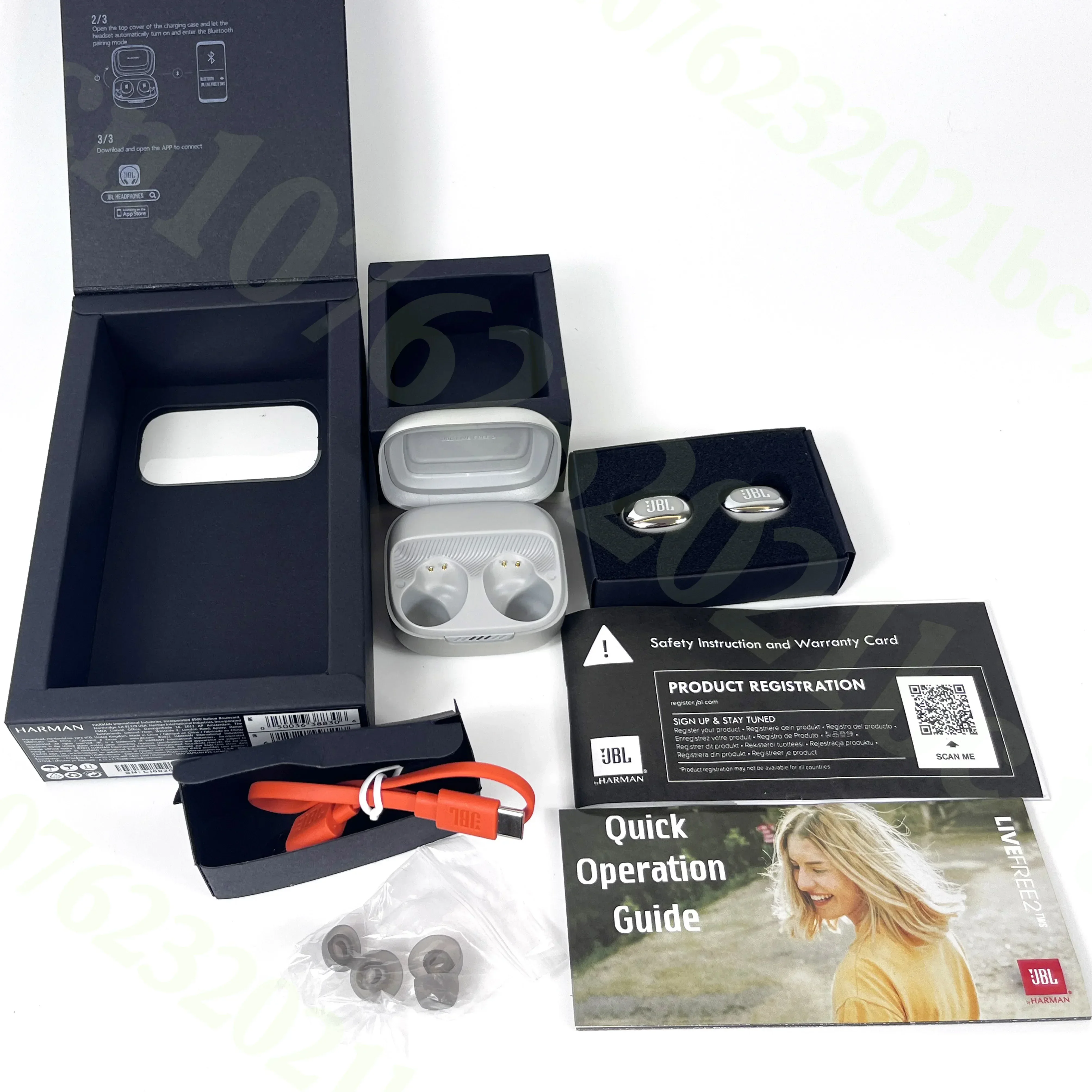 الأصلي JBL LIVE FREE2 صحيح سماعة لاسلكية تعمل بالبلوتوث سماعة إلغاء الضوضاء سماعات الأذن الموسيقى سماعة رياضية IPX5 مقاوم للماء المضادة للعرق #2