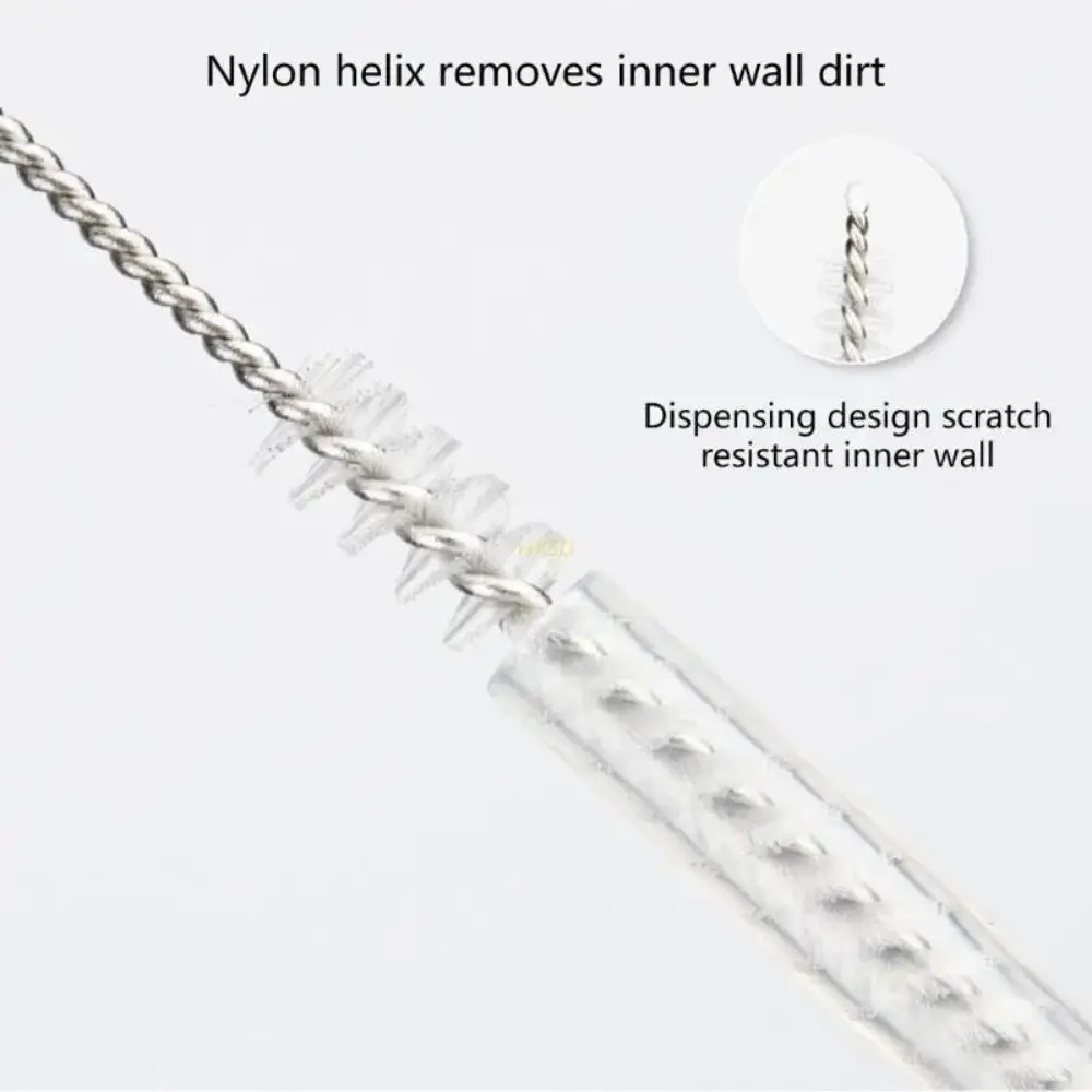 

Портативный набор щеток для чистки бутылочек, компактный дорожный размер, набор для чистки сосок и трубочек, мягкая щетина, без BPA, щетка для детских бутылочек