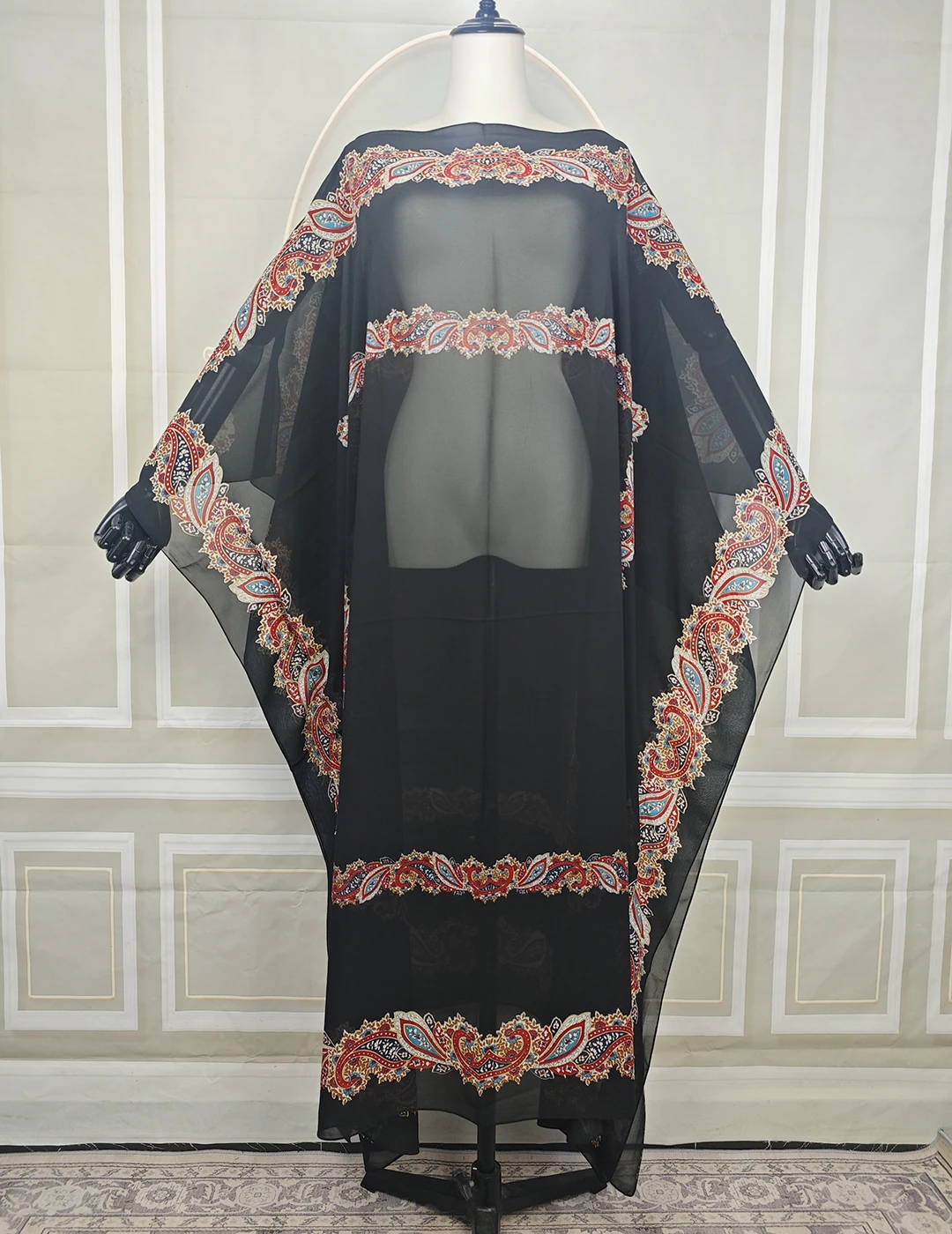 

Dubai Fashion Muslim Women Ramadan Black Kaftan Dress Free Size Summer Middle East Summer Streetwear Loose Boubou African Clothe