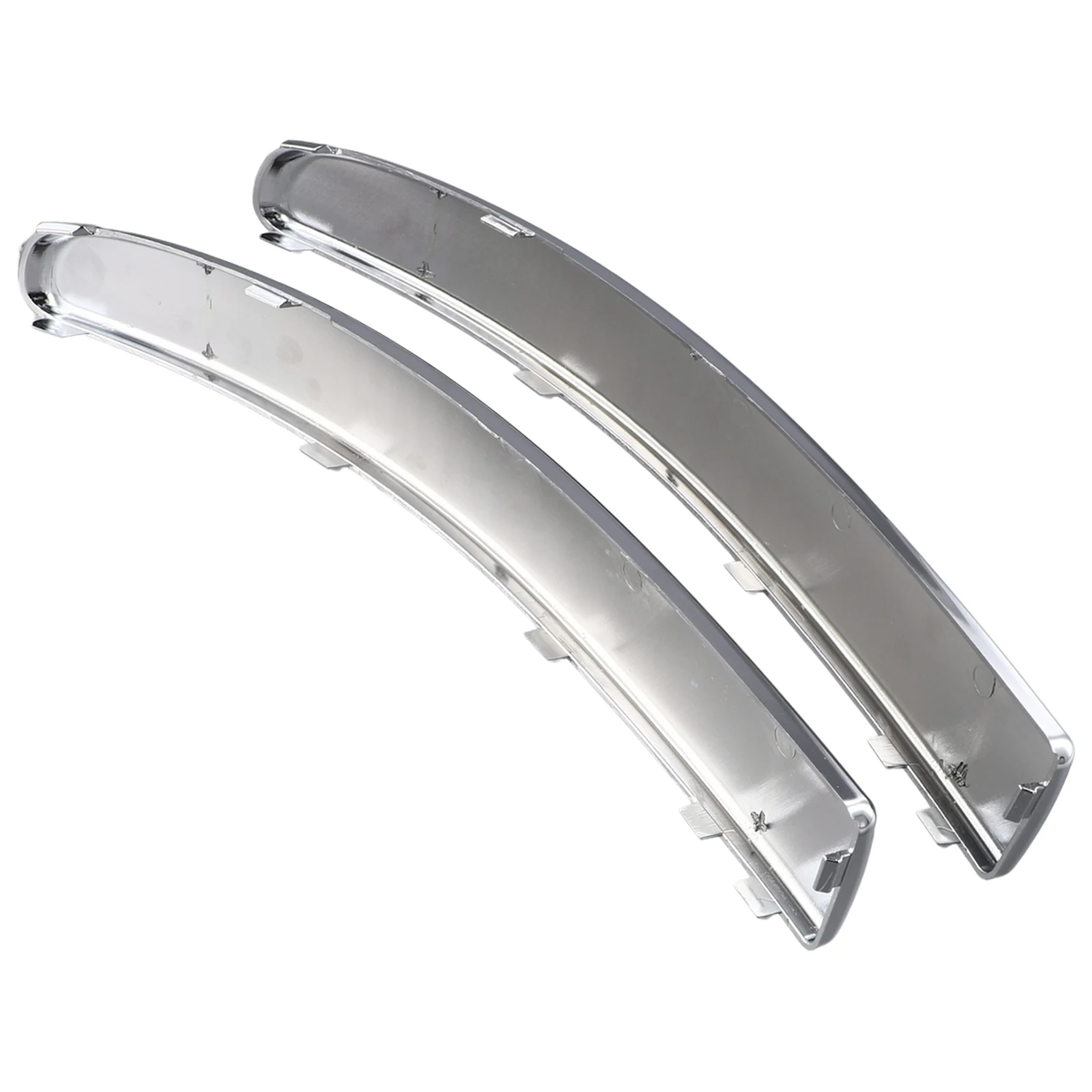 

Automotive Interior Sticker 43.3*6*2CM Bumper Moulding For Fiat Stylish Chrome Appearance Electroplated Silver Plating
