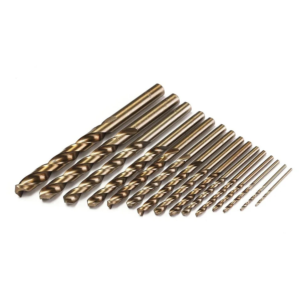 

HSS Drill Bits Set 1.5mm-10mm M35 Cobalt HSS Drill Bits Set Whole Ground Metal Reamer Tools