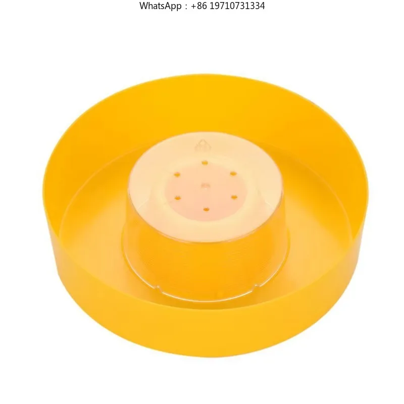 X50 Round Bee Feeder Top Beehive Bee Feeder Around 2 Litres Capacity Plastic Beekeeping Feeder with Transparent Cover