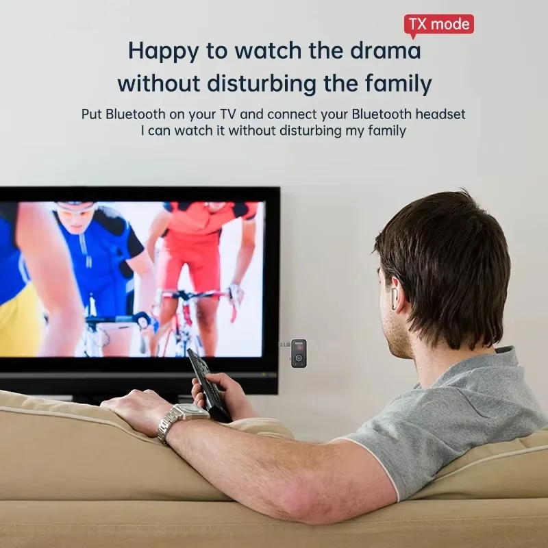 ترقية بلوتوث 6.0 جهاز ريسيفر استقبال وإرسال HiFi ستيريو الموسيقى سيارة AUX محول الصوت 3.5 مللي متر جاك مع هيئة التصنيع العسكري الاتصال لمجموعة السيارة