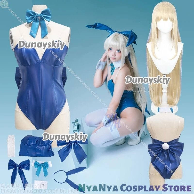 

Игра Синий Архив Косплей Asuma Toki Animeコス depress Sexy Bunny Girls Jirai Kei Suit Kawaii Blue Jumpsuit Bow 코스프레 Halloween Party