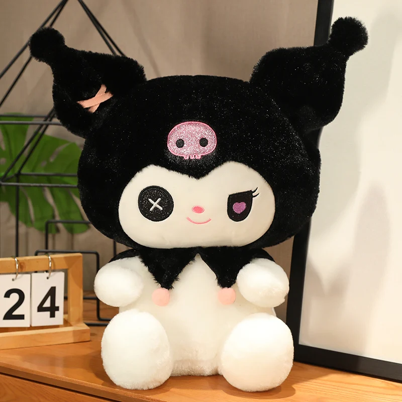 Plushies Darkly Kuromi Plush Dolls Toys Cute Holiday Series Stuffed Animals Plush Toy Pillow Bedroom Decoration Gift